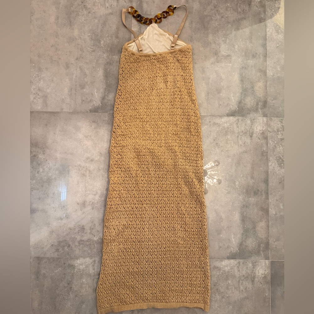 Boston Proper Beige Maxi Knit Dress | XS - Picture 8 of 9